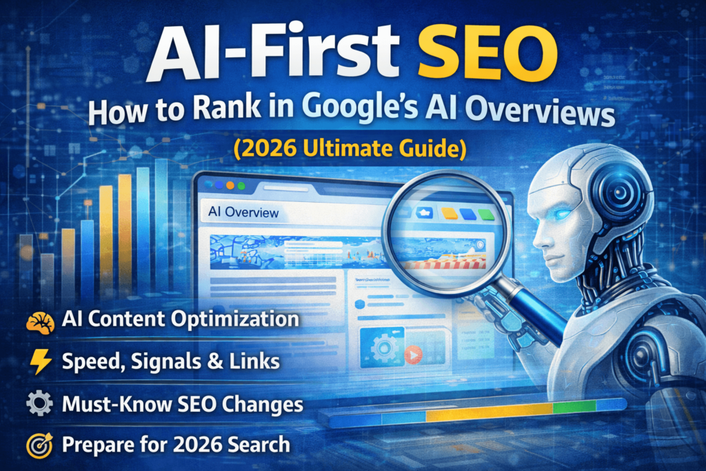 AI-First SEO: How to Rank in Google’s AI Overviews (2026 Ultimate Guide)