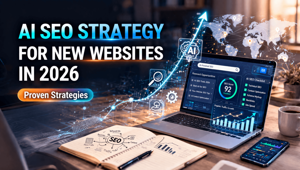 AI SEO Strategy for New Websites in 2026 (Proven Strategies)