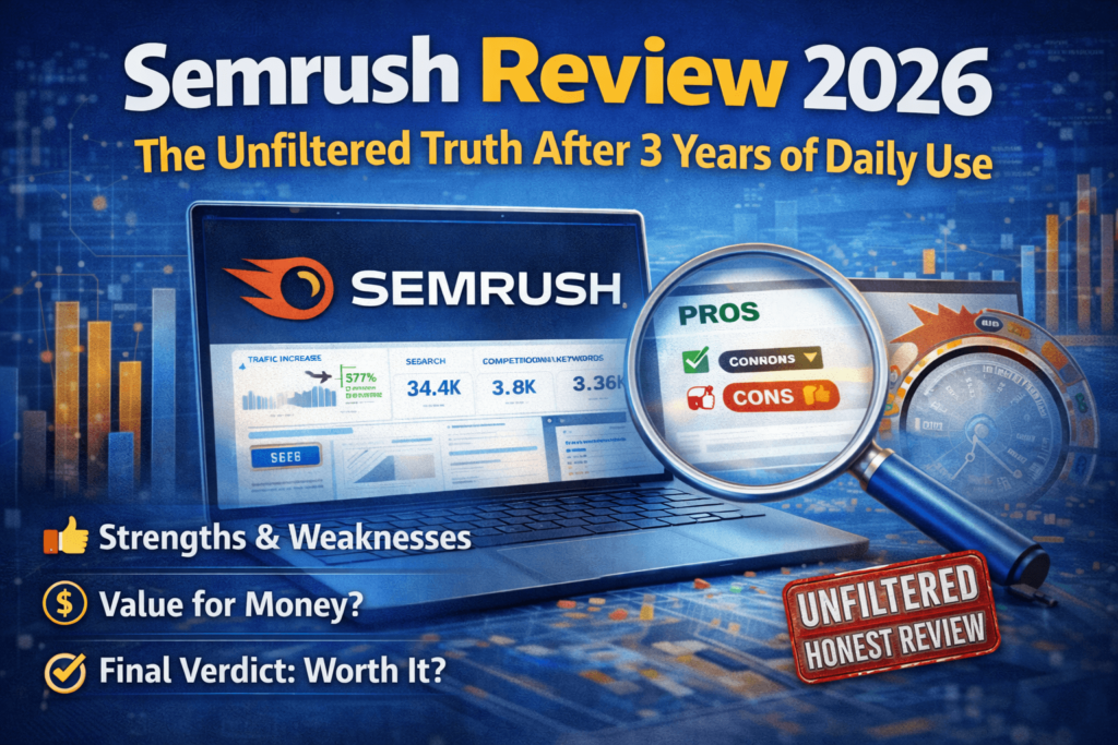 Semrush Review 2026: The Unfiltered Truth After 3 Years of Daily Use