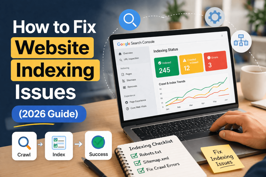 How to Fix Website Indexing Issues (2026 Guide)