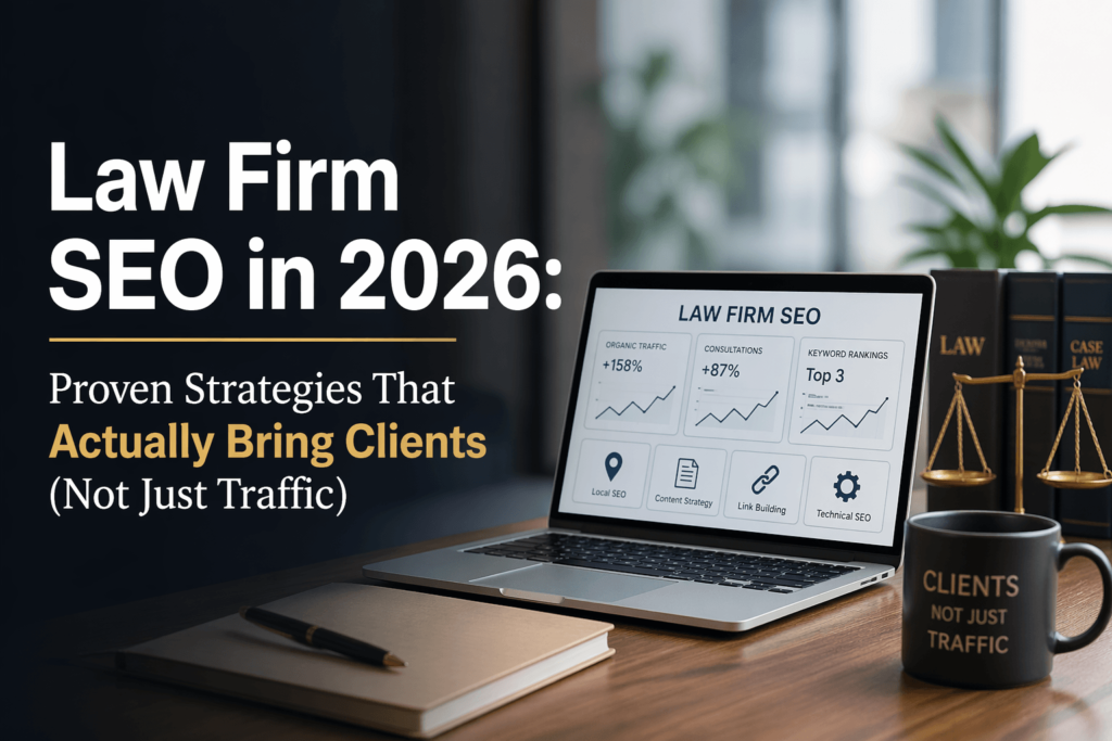 Law Firm SEO in 2026: Proven Strategies That Actually Bring Clients (Not Just Traffic)