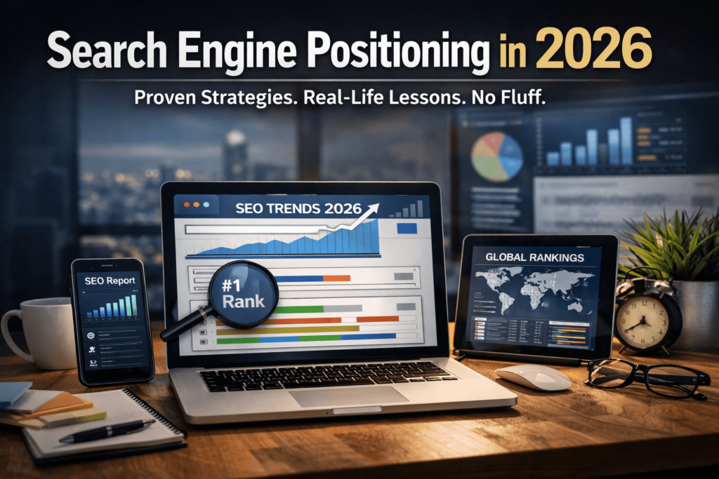 Search Engine Positioning in 2026 Proven Strategies. Real-Life Lessons. No Fluff.