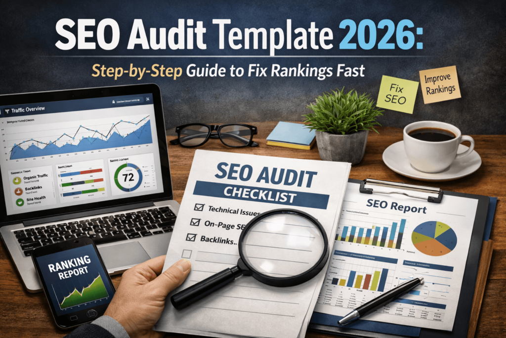 SEO Audit Template 2026: Step-by-Step Guide to Fix Rankings Fast