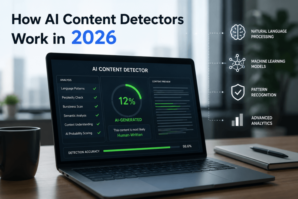How AI Content Detectors Work in 2026
