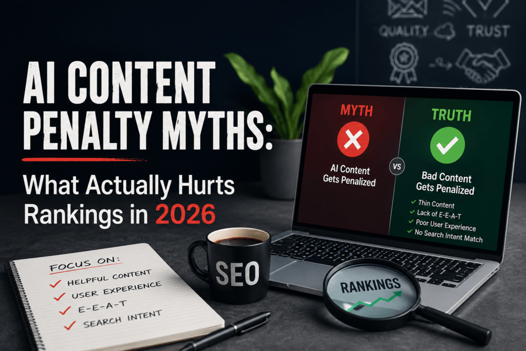 AI Content Penalty Myths: What Actually Hurts Rankings in 2026
