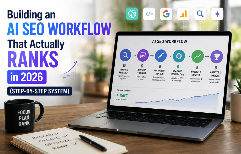 Building an AI SEO Workflow That Actually Ranks in 2026 (Step-by-Step System)