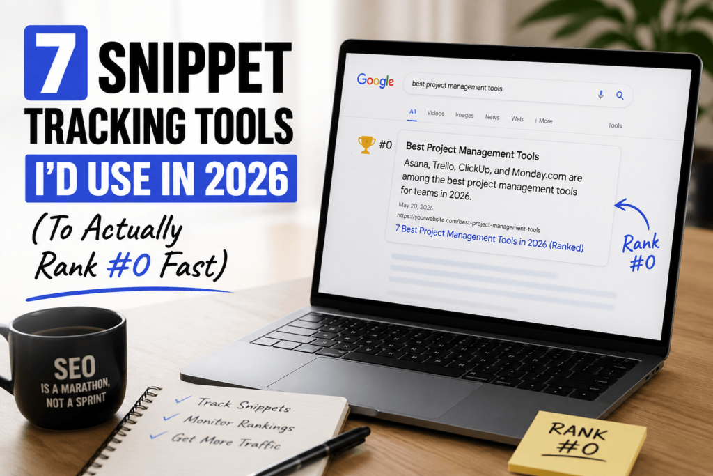 7 Snippet Tracking Tools I’d Use in 2026 (To Actually Rank #0 Fast)