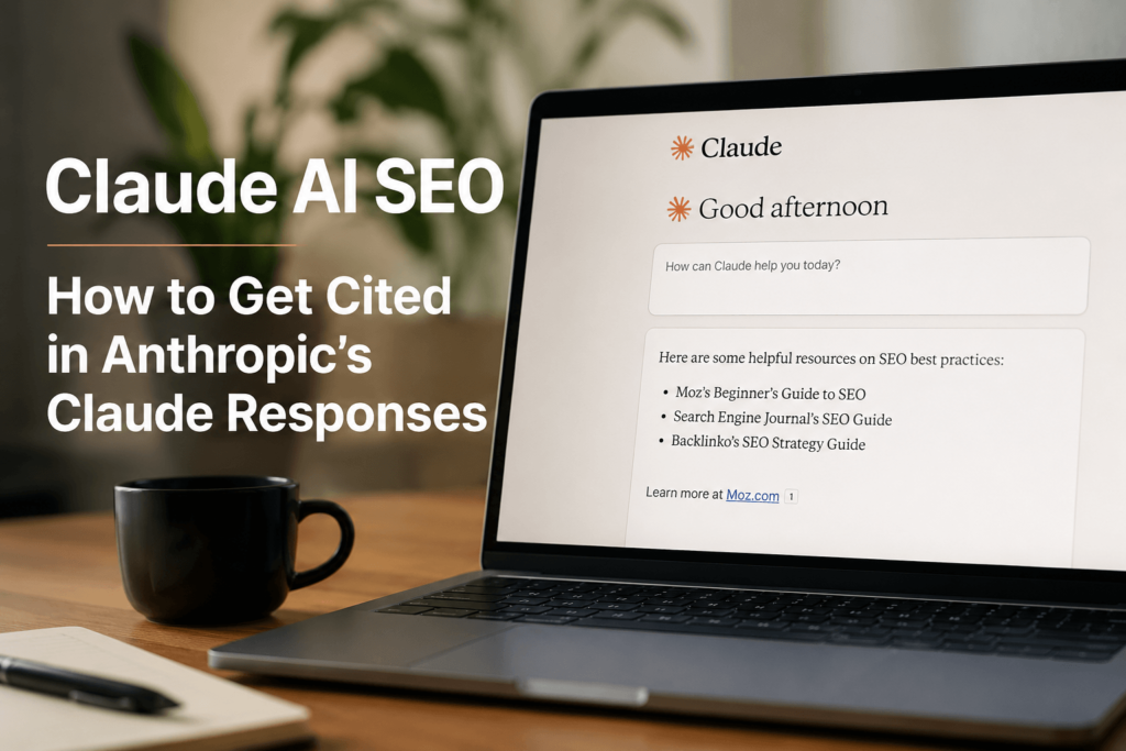 Claude AI SEO – How to Get Cited in Anthropic’s Claude Responses