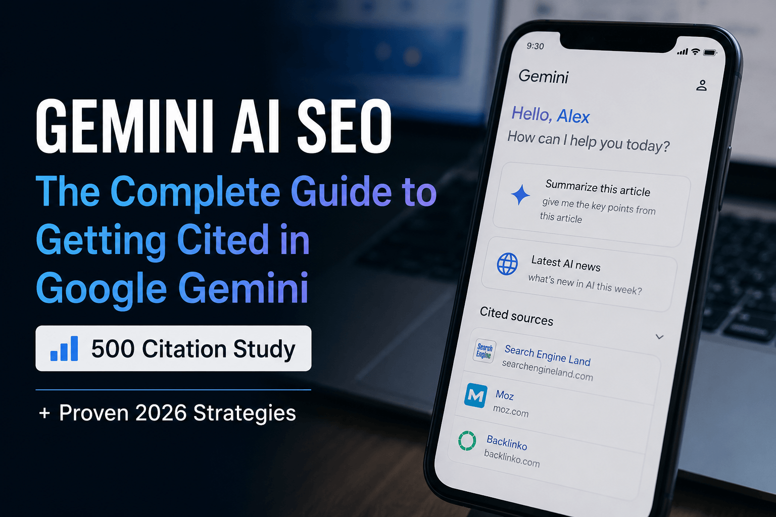 Gemini AI SEO: Complete Guide To Getting Cited In Google Gemini (2026)
