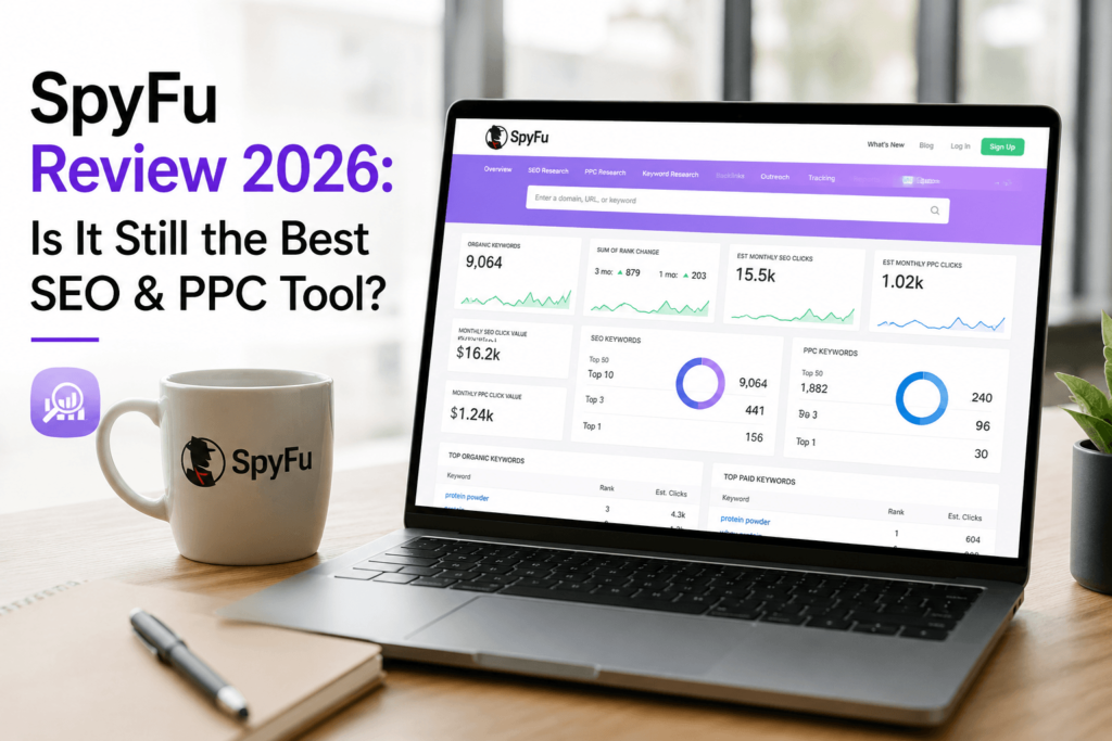 SpyFu Review 2026: Is It Still the Best SEO & PPC Tool? (Full Test & Results)