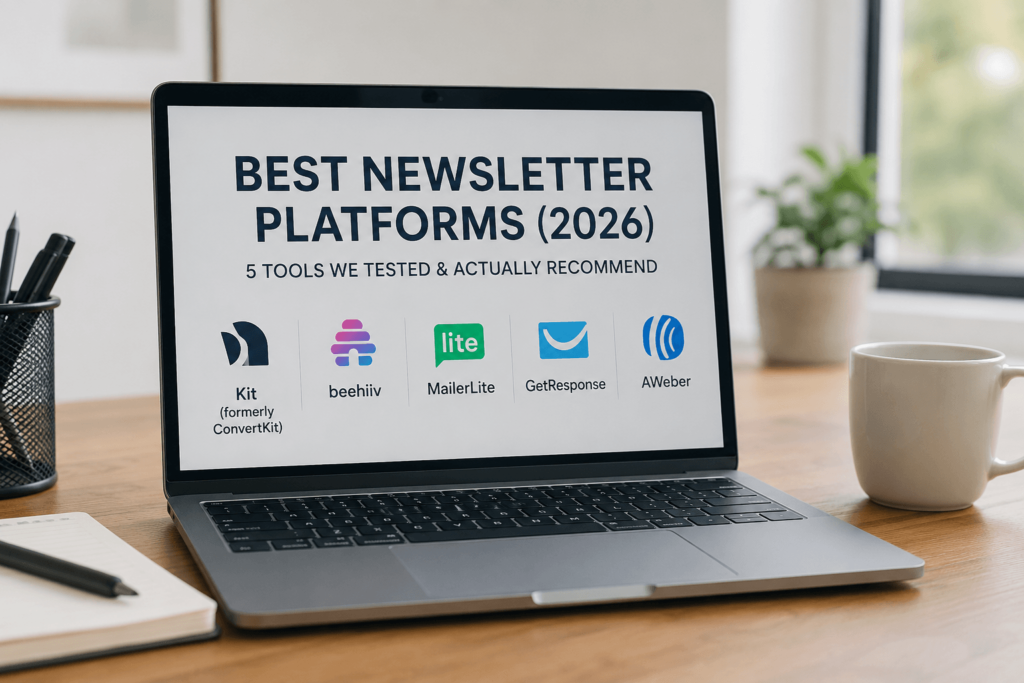 Best Newsletter Platforms (2026) – 5 Tools We Tested & Actually Recommend