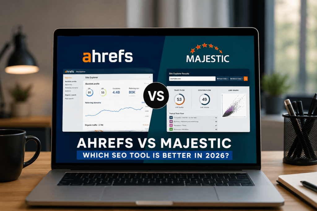 Ahrefs vs Majestic – Which SEO Tool Is Better in 2026?