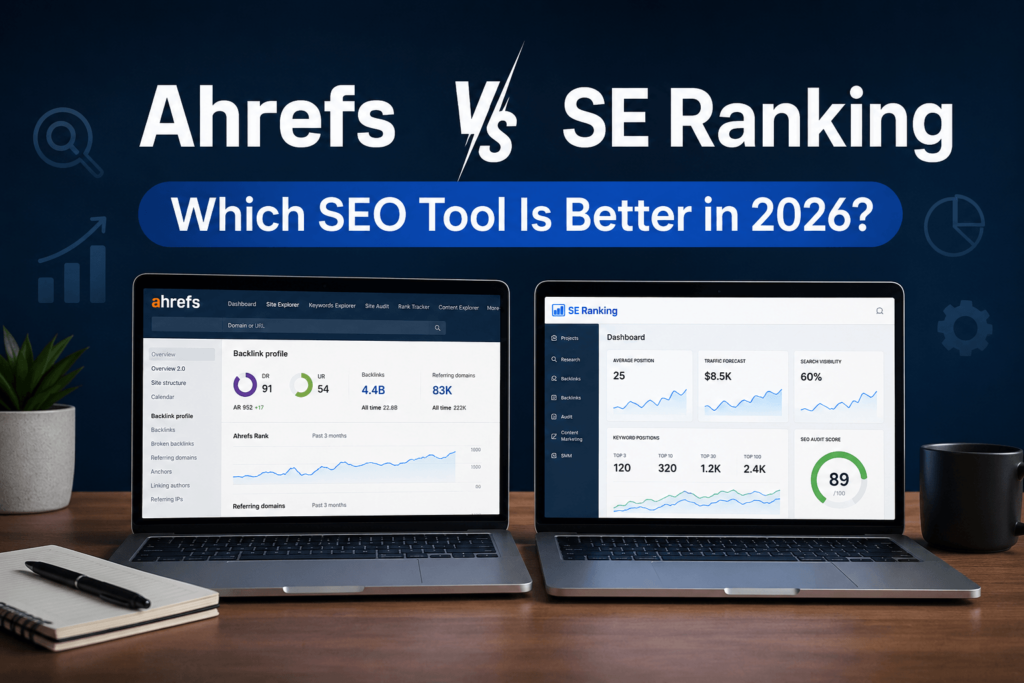 Ahrefs vs SE Ranking: Which SEO Tool Is Better in 2026?