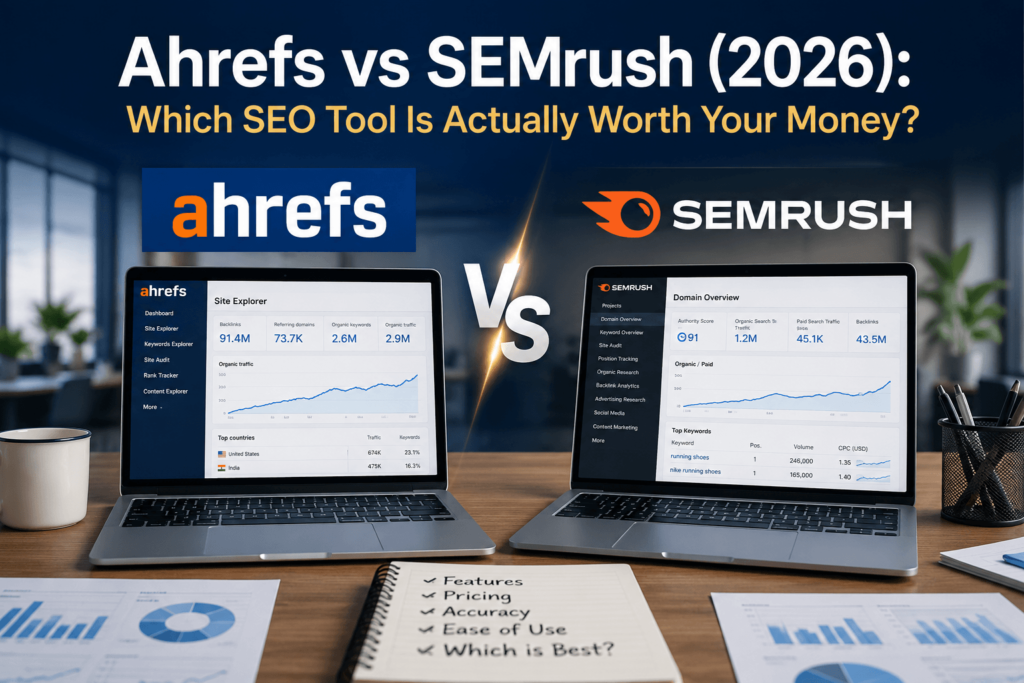 Ahrefs vs SEMrush (2026): Which SEO Tool Is Actually Worth Your Money?