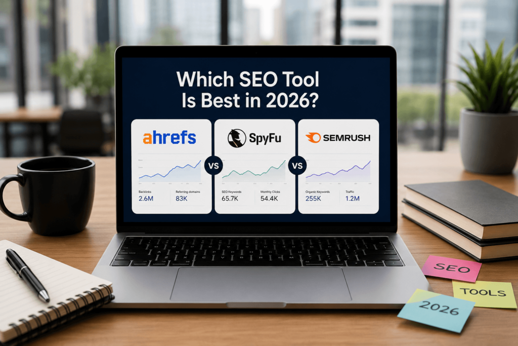 Ahrefs vs SpyFu vs Semrush: Which SEO Tool Is Best in 2026?