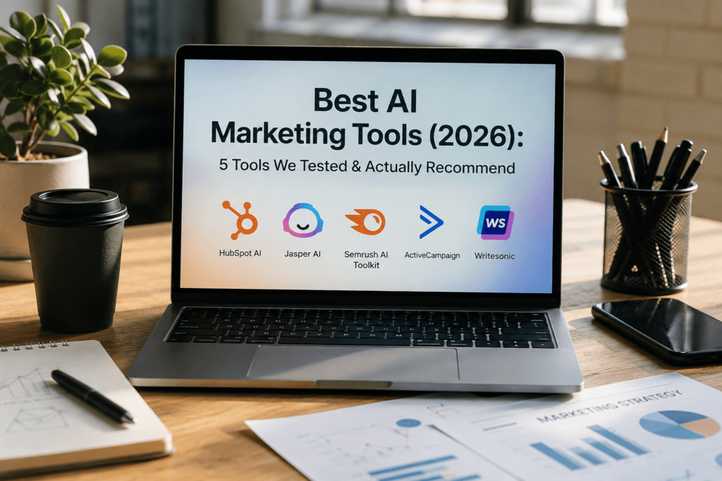 Best AI Marketing Tools (2026): 5 Tools We Tested & Actually Recommend