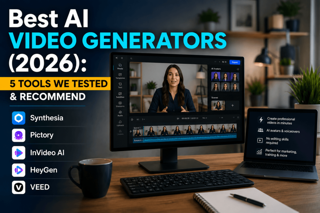 Best AI Video Generators (2026): 5 Tools We Tested & Recommend