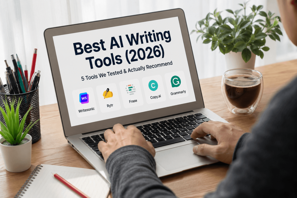 Best AI Writing Tools (2026): 5 Tools We Tested & Actually Recommend