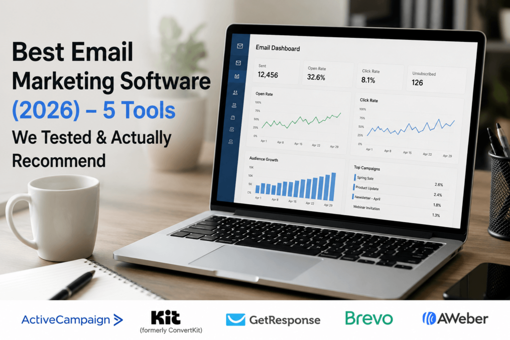 Best Email Marketing Software (2026) – 5 Tools We Tested & Actually Recommend