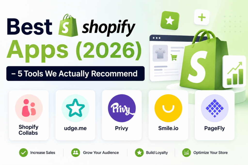 Best Shopify Apps (2026) – 5 Tools We Actually Recommend