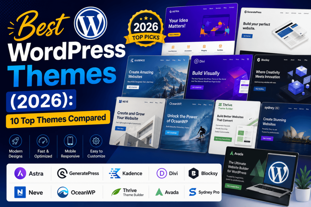 Best WordPress Themes (2026): 10 Top Themes Compared
