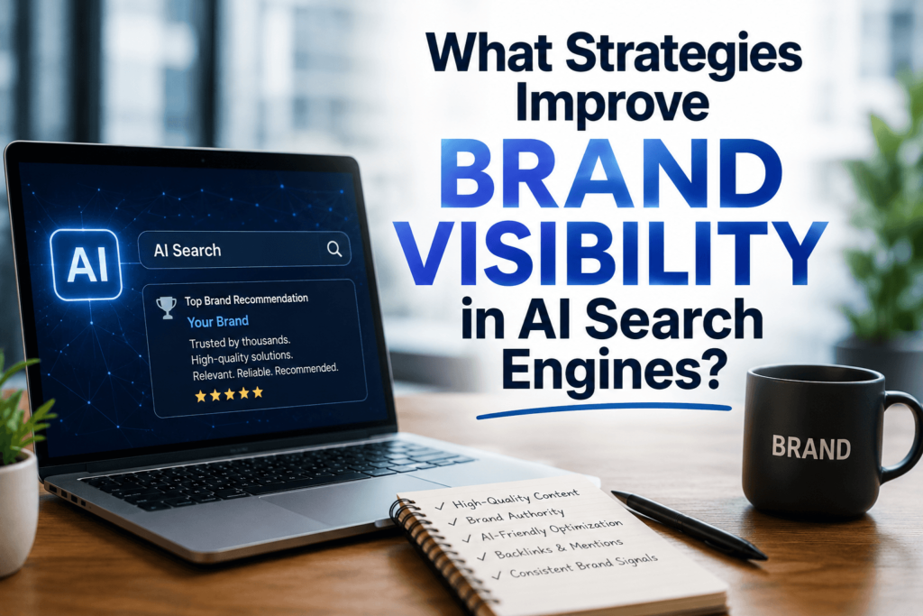 What Strategies Improve Brand Visibility in AI Search Engines?