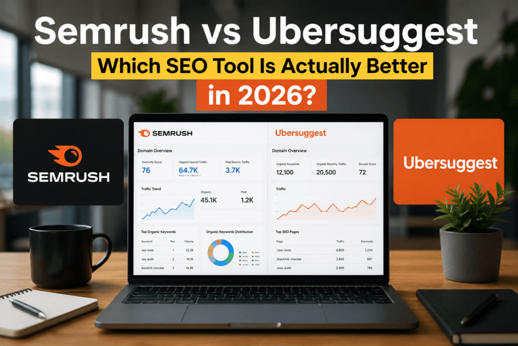 Semrush vs Ubersuggest Which SEO Tool Is Actually Better in 2026?