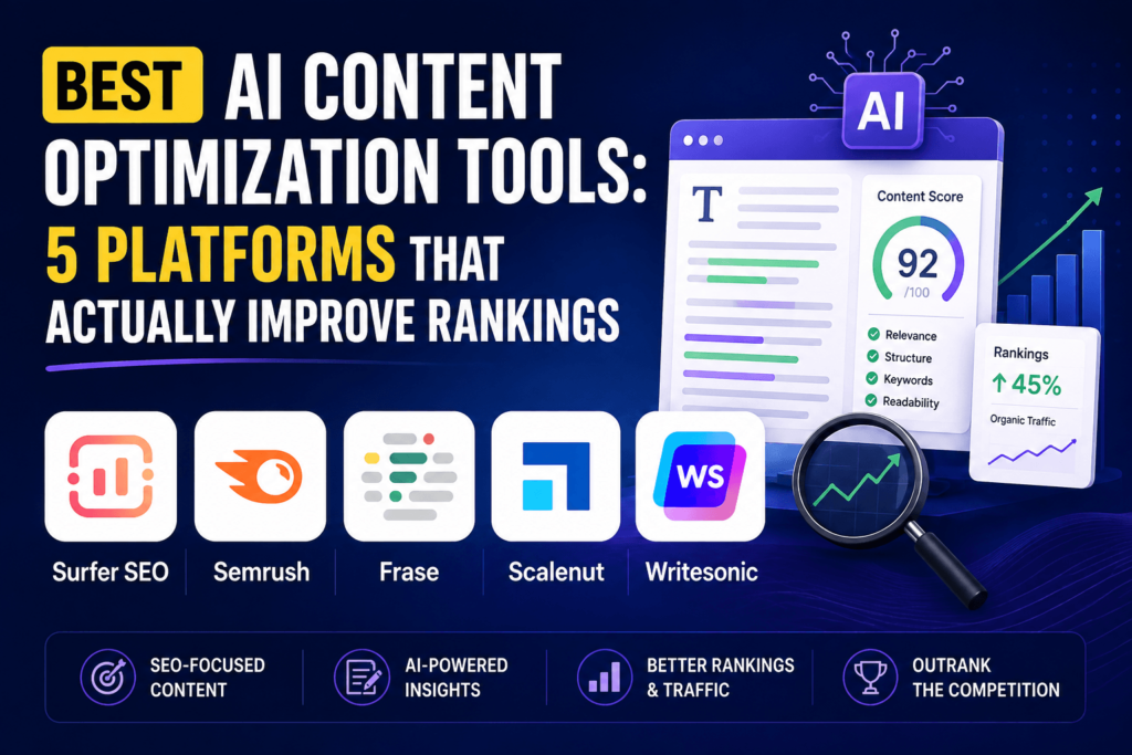Best AI Content Optimization Tools: 5 Platforms That Actually Improve Rankings