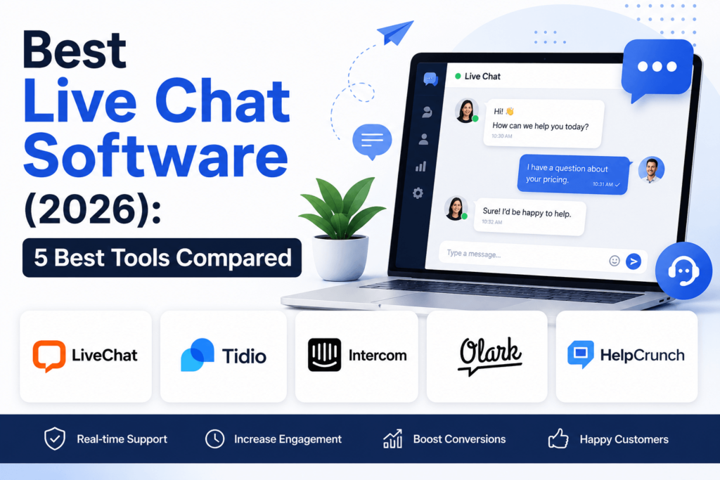 Best Live Chat Software : 5 Best Tools Compared