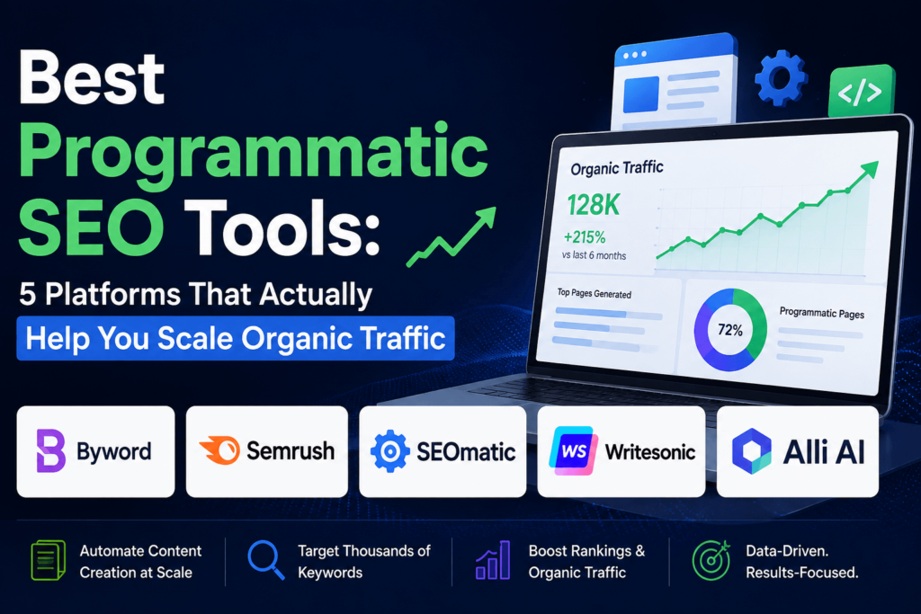 Best Programmatic SEO Tools: 5 Platforms That Actually Help You Scale Organic Traffic