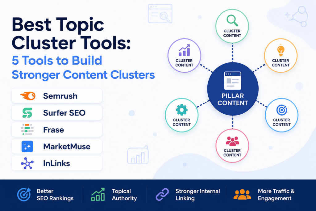 Best Topic Cluster Tools: 5 Tools to Build Stronger Content Clusters