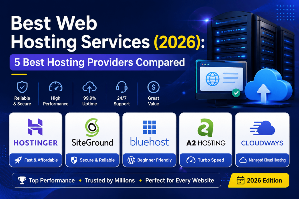 Best Web Hosting Services : 5 Best Hosting Providers Compared