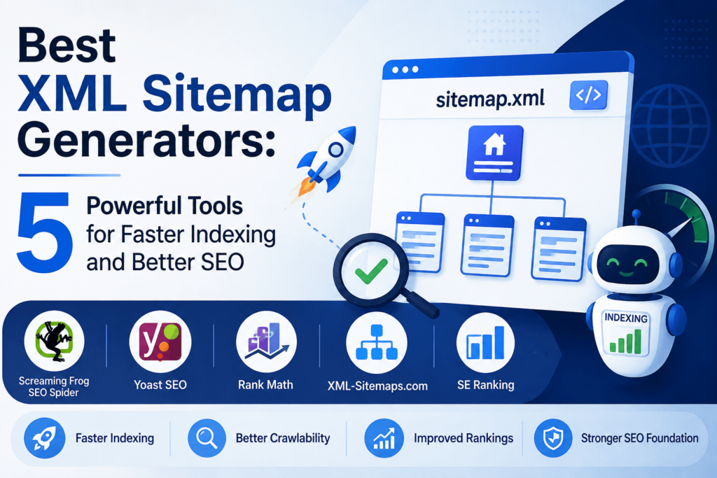 Best XML Sitemap Generators: 5 Powerful Tools for Faster Indexing and Better SEO