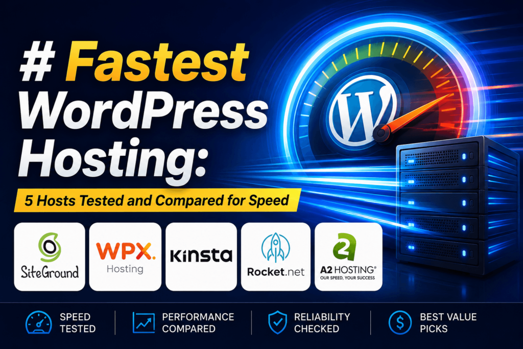 Fastest WordPress Hosting: 5 Hosts Tested and Compared for Speed
