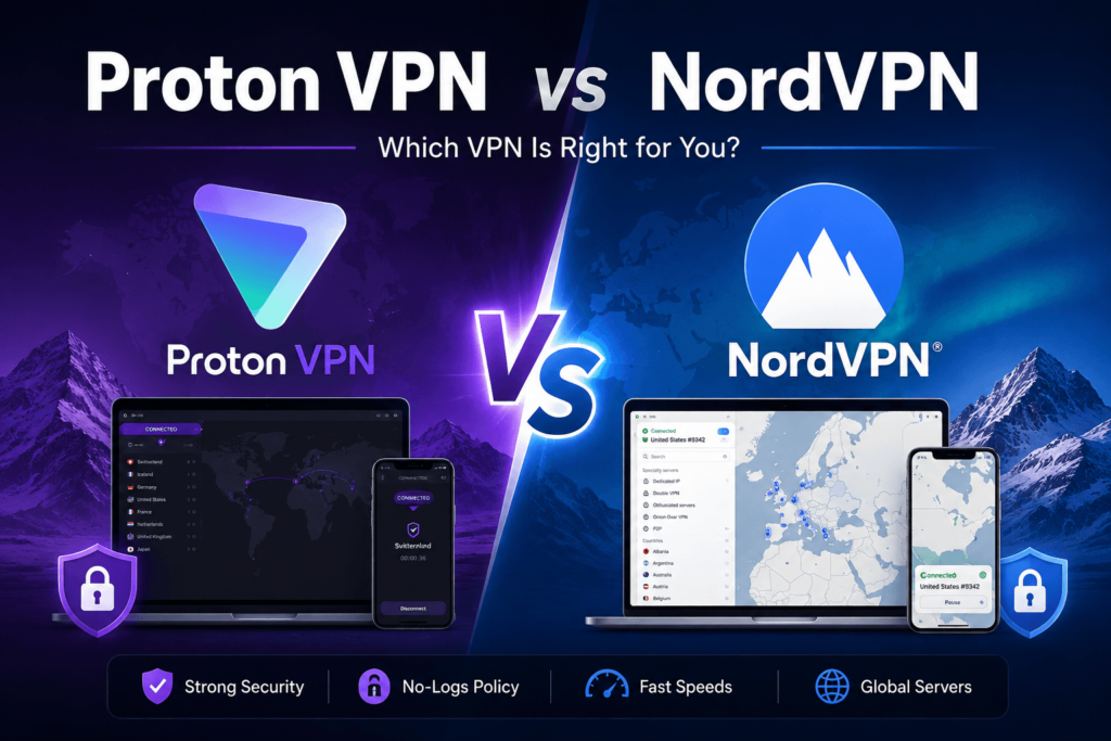 Proton VPN vs NordVPN : Which VPN Is Better?