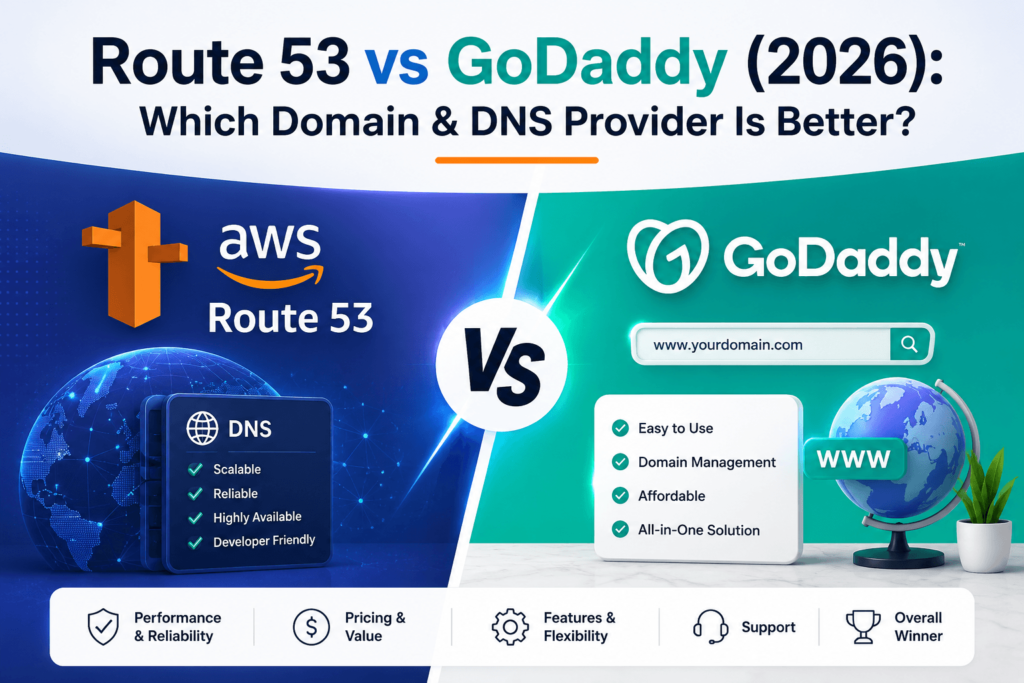 Route 53 vs GoDaddy (2026): Which Domain & DNS Provider Is Better?