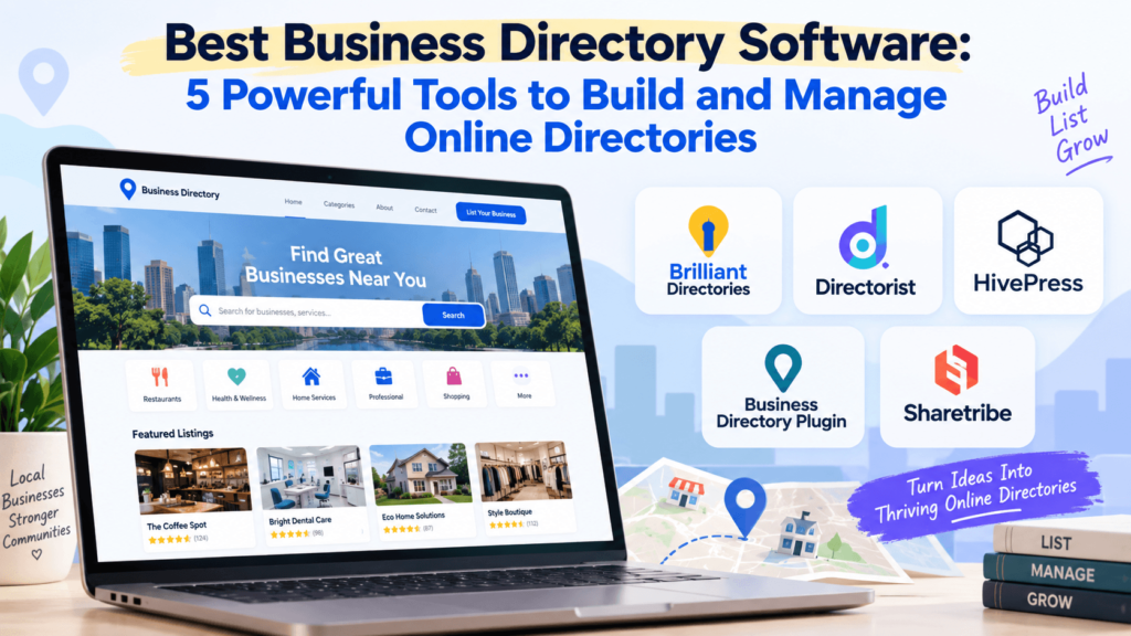 Best Business Directory Software: 5 Powerful Tools to Build and Manage Online Directories