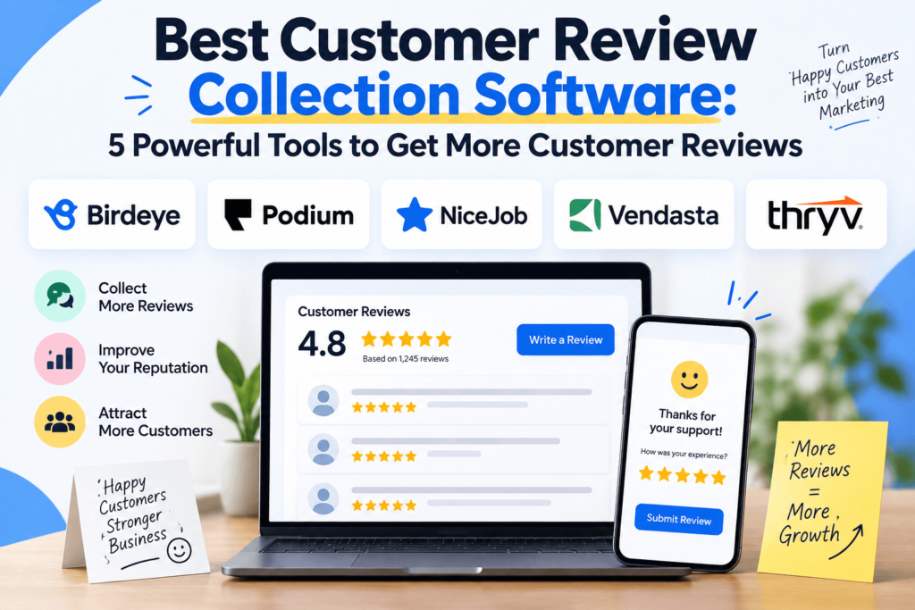 Best Customer Review Collection Software: 5 Powerful Tools to Get More Customer Reviews