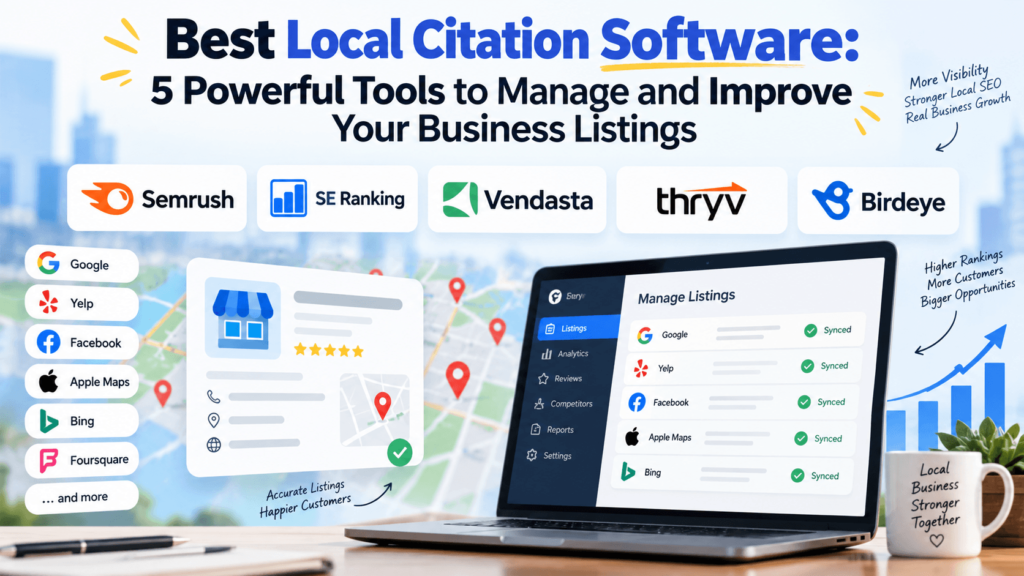 Best Local Citation Software: 5 Powerful Tools to Manage and Improve Your Business Listings