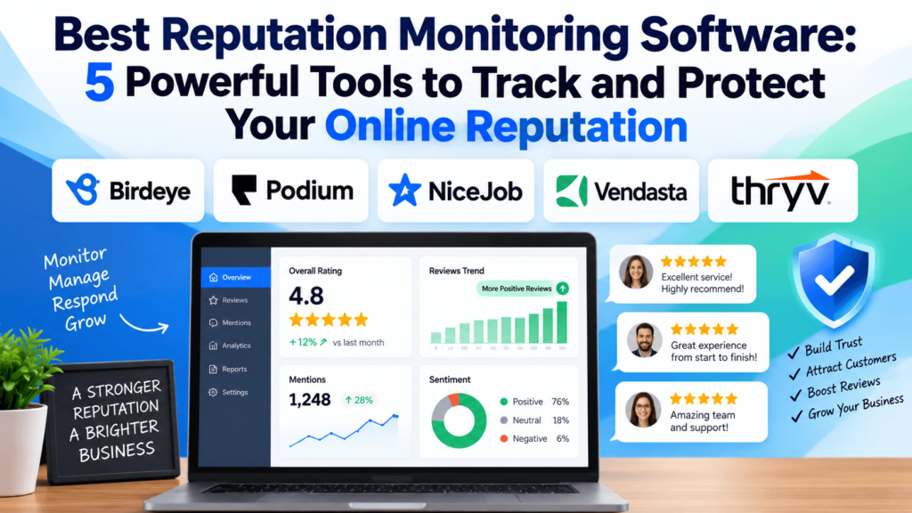 Best Reputation Monitoring Software: 5 Powerful Tools to Track and Protect Your Online Reputation