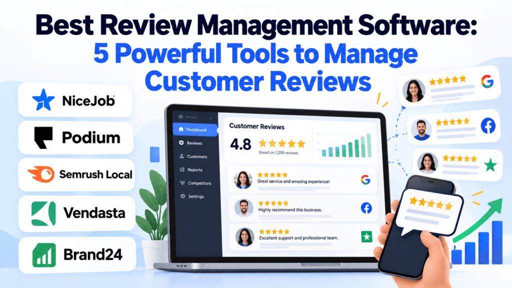 Best Review Management Software: 5 Powerful Tools to Manage Customer Reviews