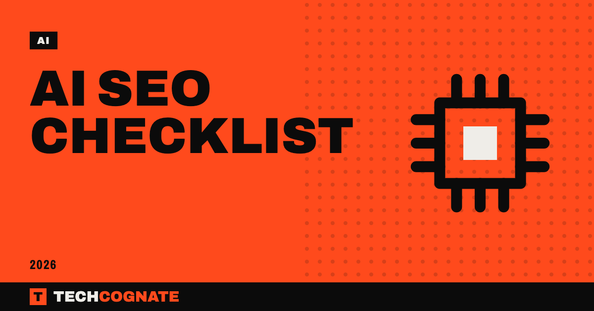 AI SEO Checklist | TechCognate AI