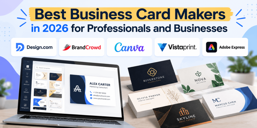 Best Business Card Makers in 2026 for Professionals and Businesses