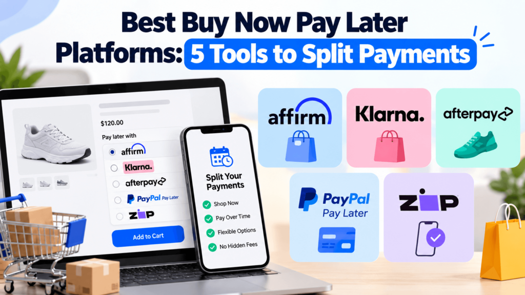 Best Buy Now Pay Later Platforms: 5 Tools to Split Payments