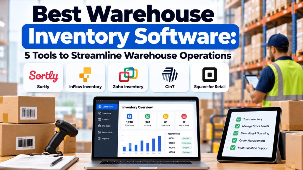 Best Warehouse Inventory Software: 5 Tools to Streamline Warehouse Operations