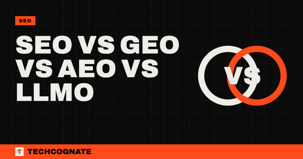 SEO vs GEO vs AEO vs LLMO