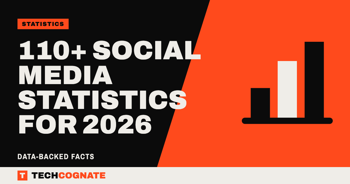 110+ Social Media Statistics for 2026 | TechCognate Statistics